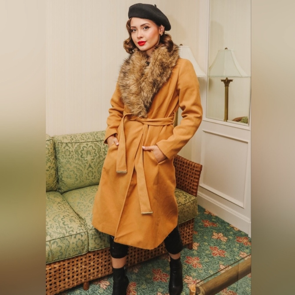 Ivy City Sloan Coat in the color camel